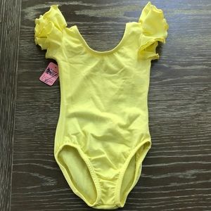 Yellow bodysuit